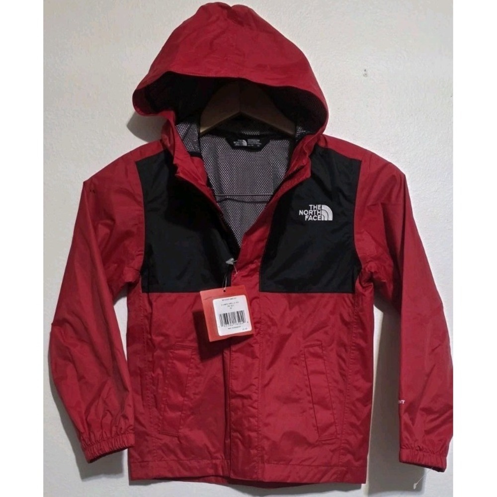 THE NORTH FACE YOUTH XS 6 Red James SHELL DRY VENT JACKET Raincoat Windbreaker